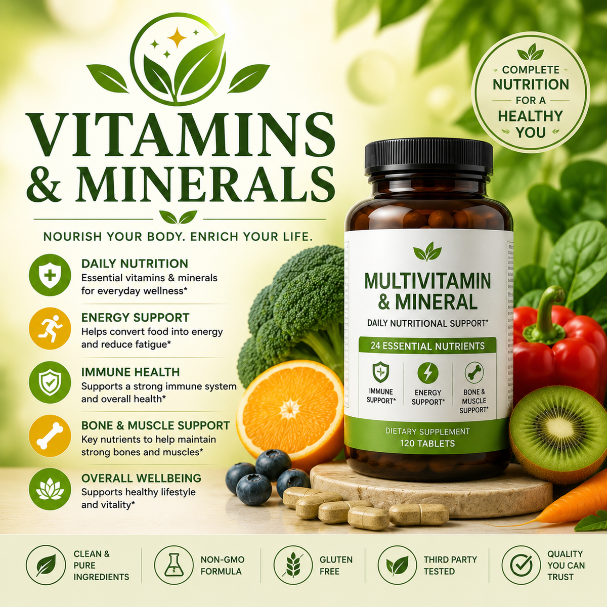 Vitamins & Minerals